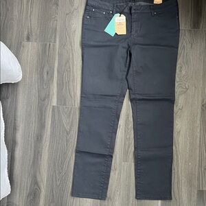 Prana Kayla Jean Midnight Wash Blue/Gray Women's Straight Leg size 16